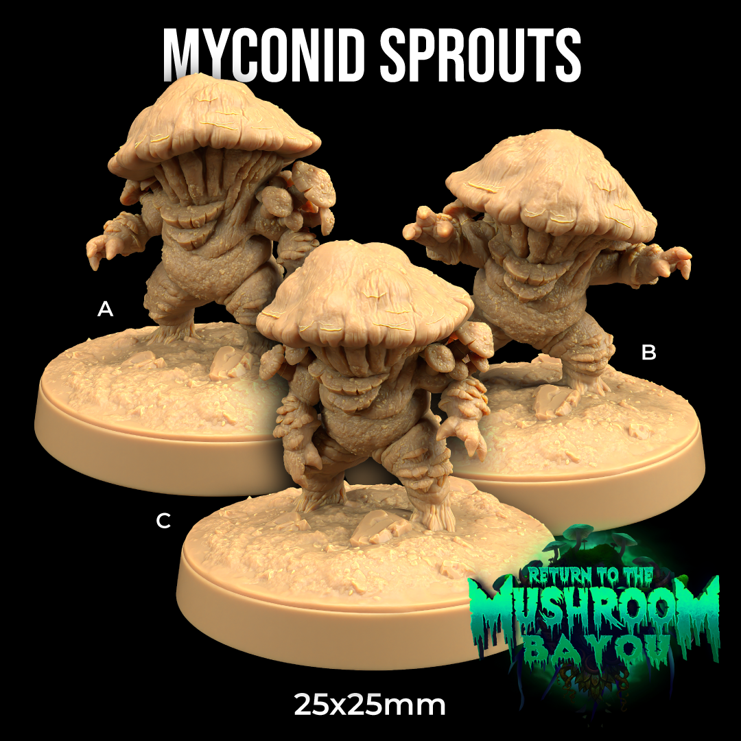 Myconid Sprout | PRESUPPORTED | Return To The Mushroom Bayou